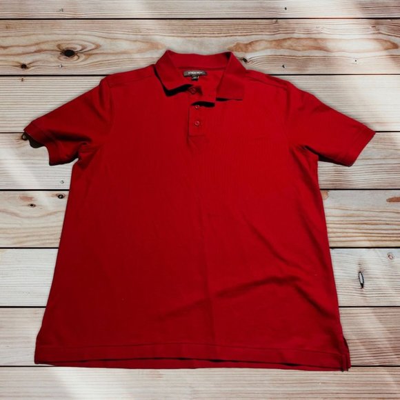 Nordstrom Men's Shop Polo Size Large Red - Picture 5 of 5